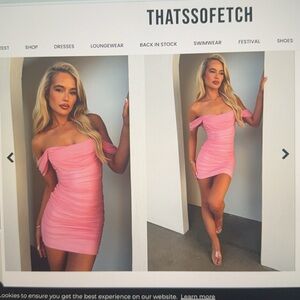That’s so fetch Lucinda dress baby pink